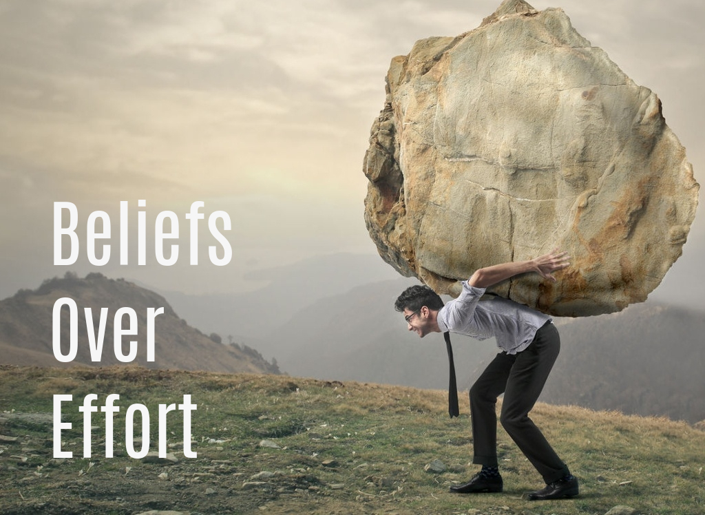 Beliefs Over Effort